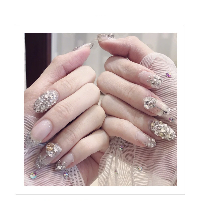 SS3-SS16 декоративный камень для ногтей Стразы частиц плоский с украшением в виде