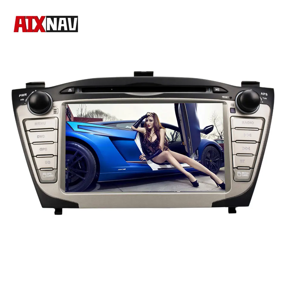 Автомобильный мультимедийный плеер Android 7 1 GPS навигация для Hyundai IX35 Tucson 2 Din радио