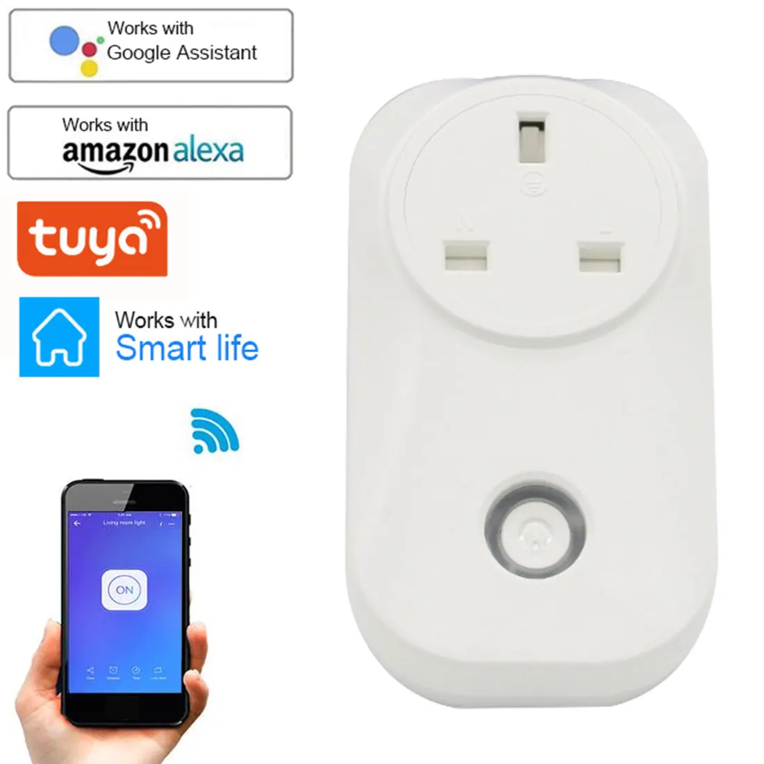 

WiFi Smart Socket US/EU/UK/IT/AU Wireless Plug Power Socket with Smart Timing Home Automation for Home Electrical Devices