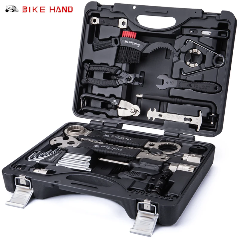 

BikeHand Bicycle Repair Tools Bike Multitool Kit Set for MTB Road Bikes Home Maintenance Repair Set Tire Lever Chain BB Tools