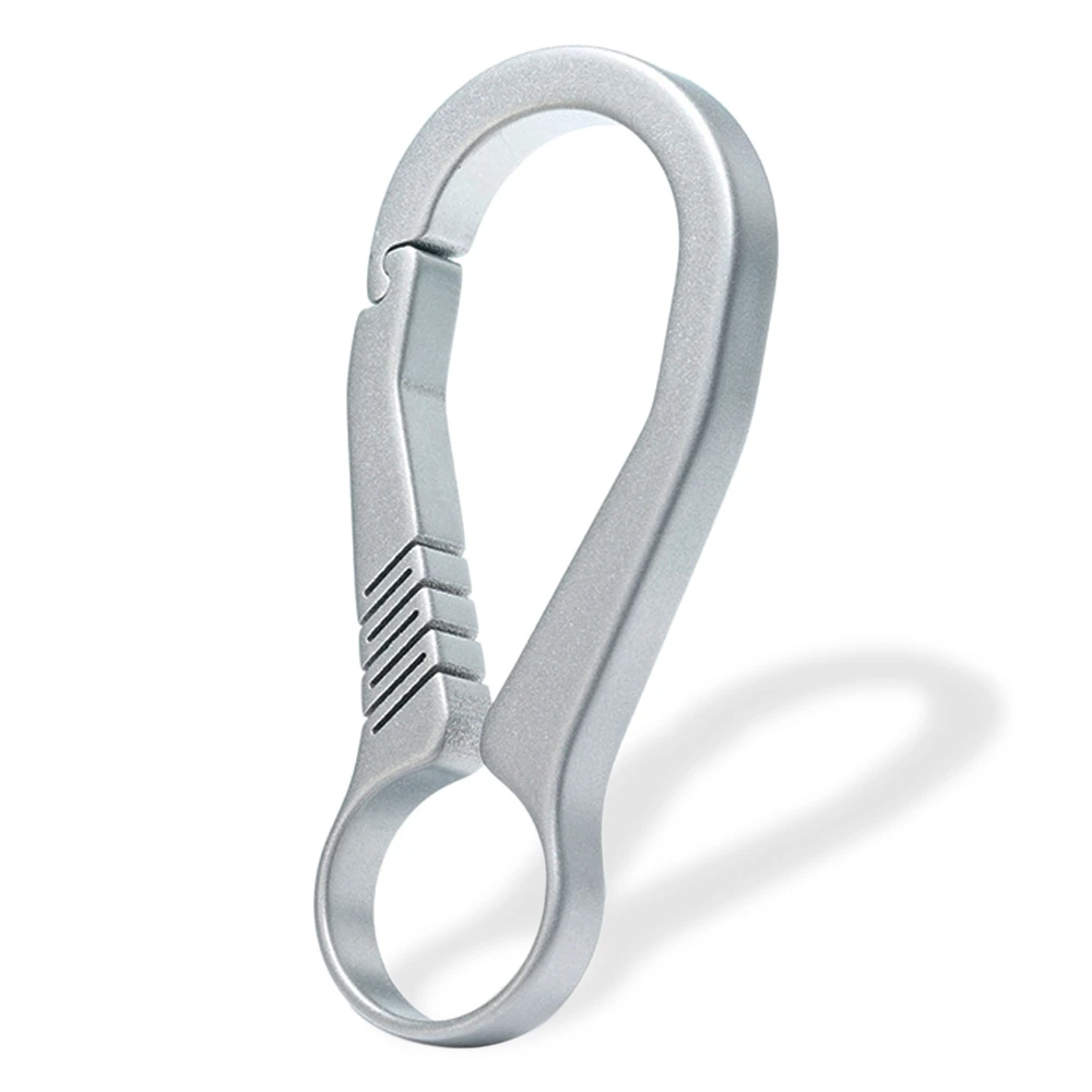 Уличный легкий титановый брелок для ключей быстроразъемный наружный карабин