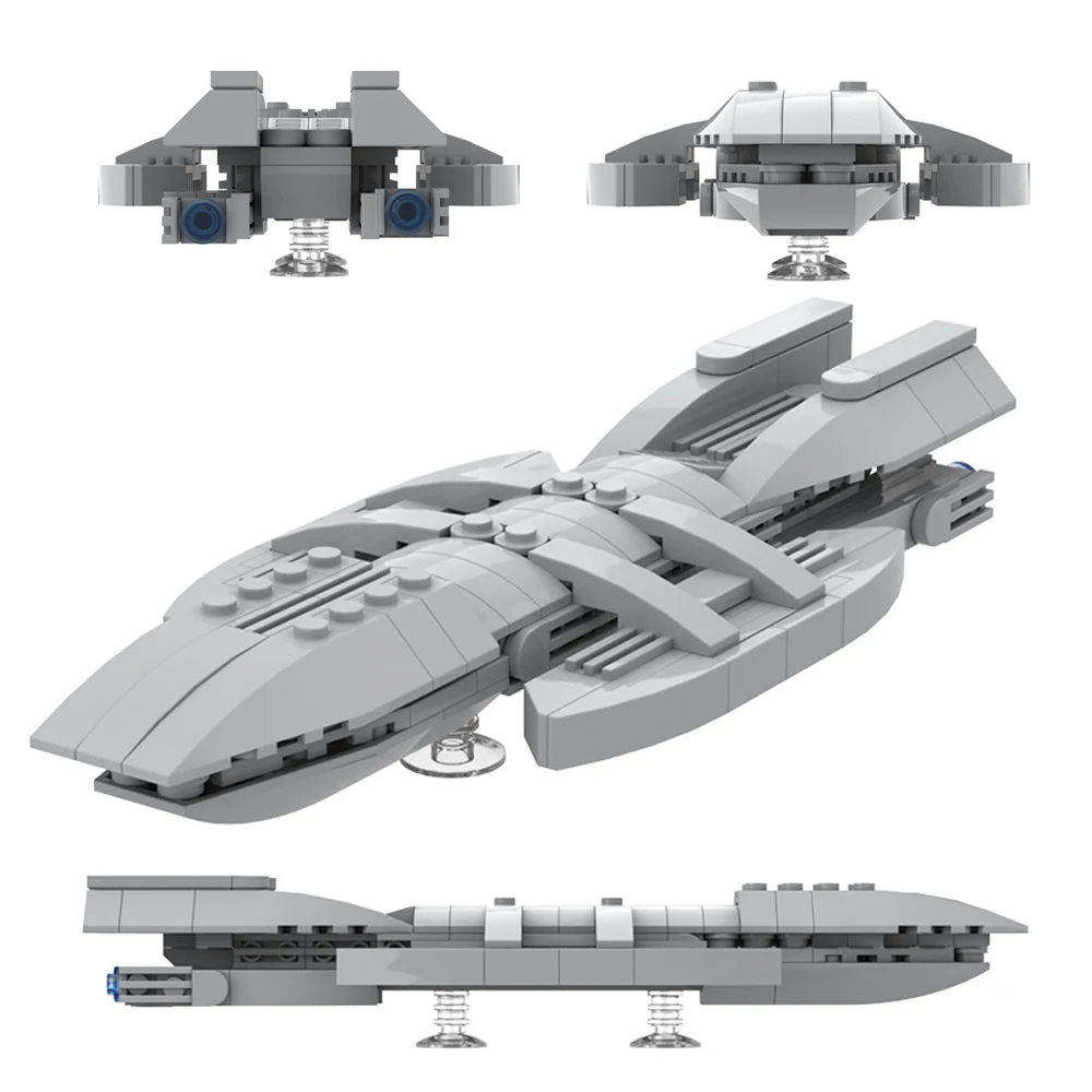 

Star Plan Mini Battleship Galacticas Spaceship MOC Building Blocks DIY Destroyer Bricks Assembly Construction Toys Kids Gifts