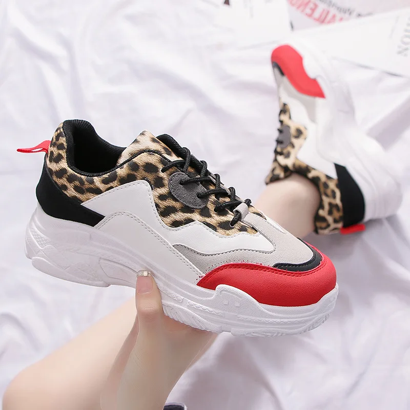 Новинка Повседневные женские кроссовки Женская обувь на толстой