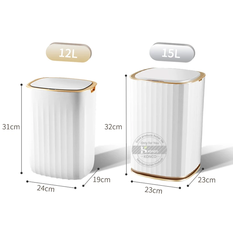 Konco Смарт мусорный бак Автоматический Бесконтактный инфракрасный датчик