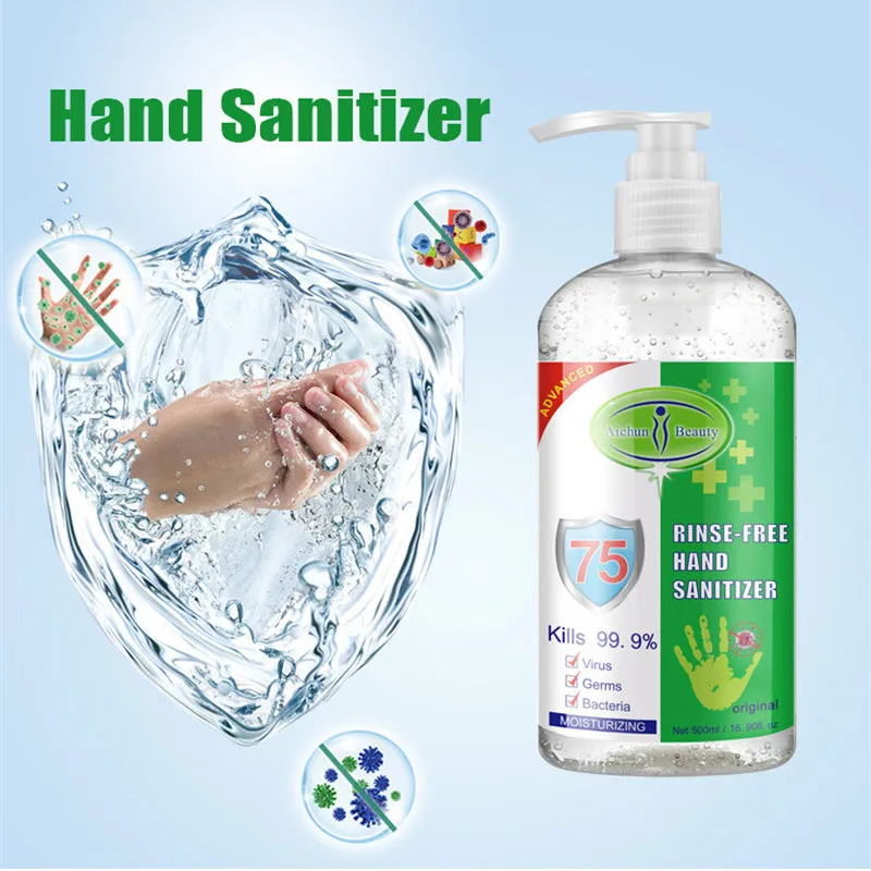 Антибактериальный Дезинфицирующий Гель 500 мл портативное мыло для рук