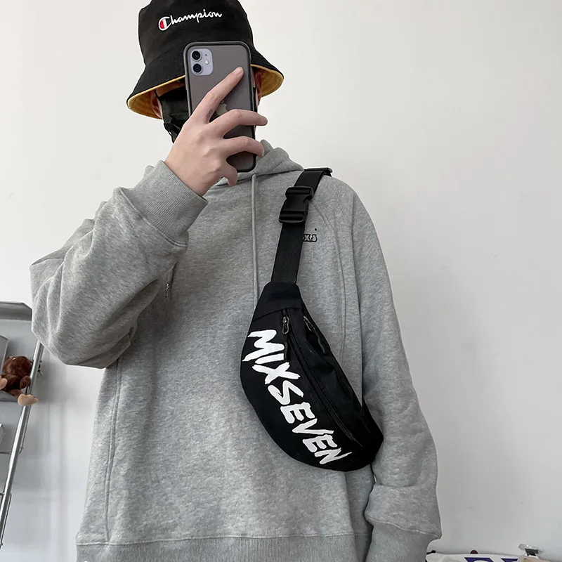 

YoReAi Waist Bag Men's Women's Universal Fanny Pack Sports Travel Outdoor Solid Color Chest Bag Crossbody Belt Bag Waist Pack