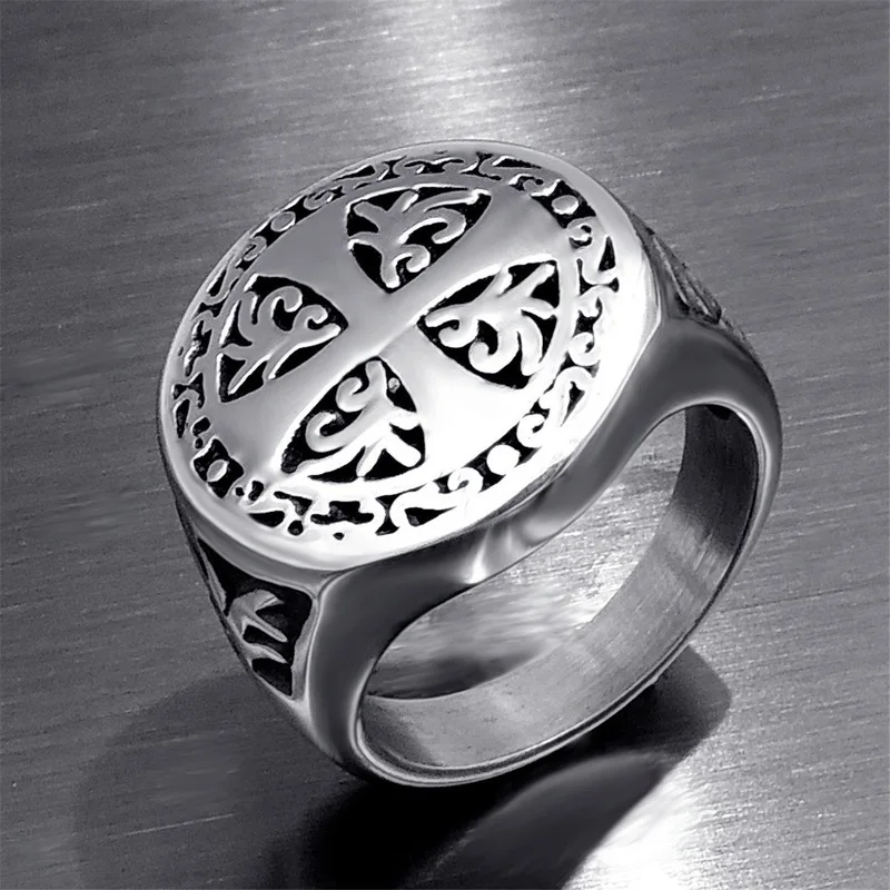 

Fashion Jewelry Rings, The cross ring, Punk ring for men