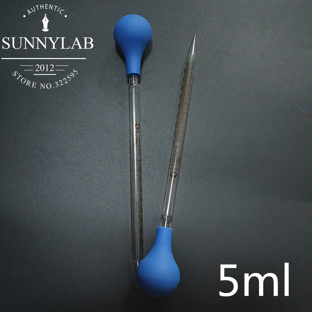 4 шт. 5 мл резиновая головка стеклянные пипетки капельница Жидкость весы линия