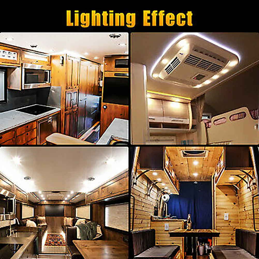 

36 LEDs T10 Dome Light Boat Bulb Camper Ceiling For RV Interior Motorhome
