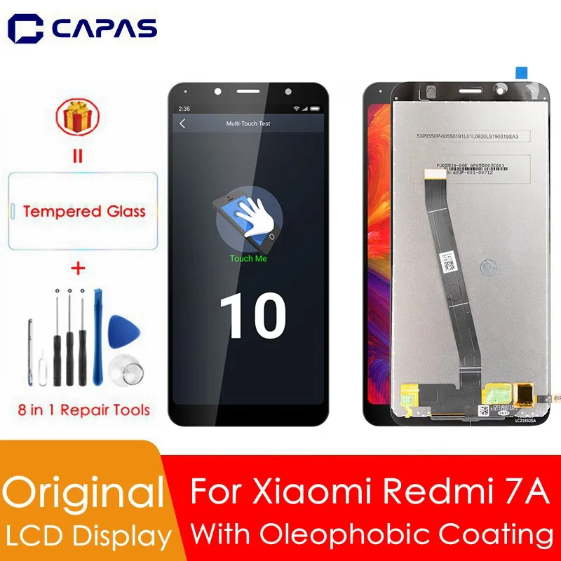 Оригинальный ЖК-дисплей + рамка для Xiaomi Redmi 7A сенсорный экран дигитайзер экрана 5 45