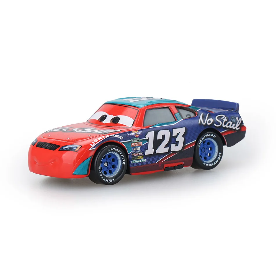 Disney Pixar Cars 2 3 Lightning 40 стиль Mcqueen Mater Jackson Storm Ramirez 1:55 литой автомобиль металлический сплав мальчик детские игрушки подарок