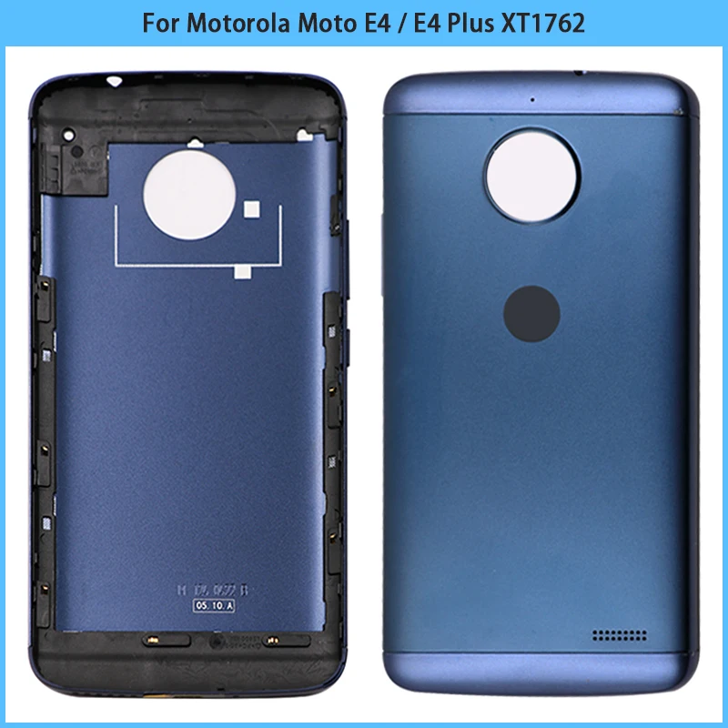 

10PCS For Motorola Moto E4 E4 Plus XT1762 XT1763 xt1774 xt177 Metal Battery Back Cover E4 Rear Door Cover Housing Case Replace