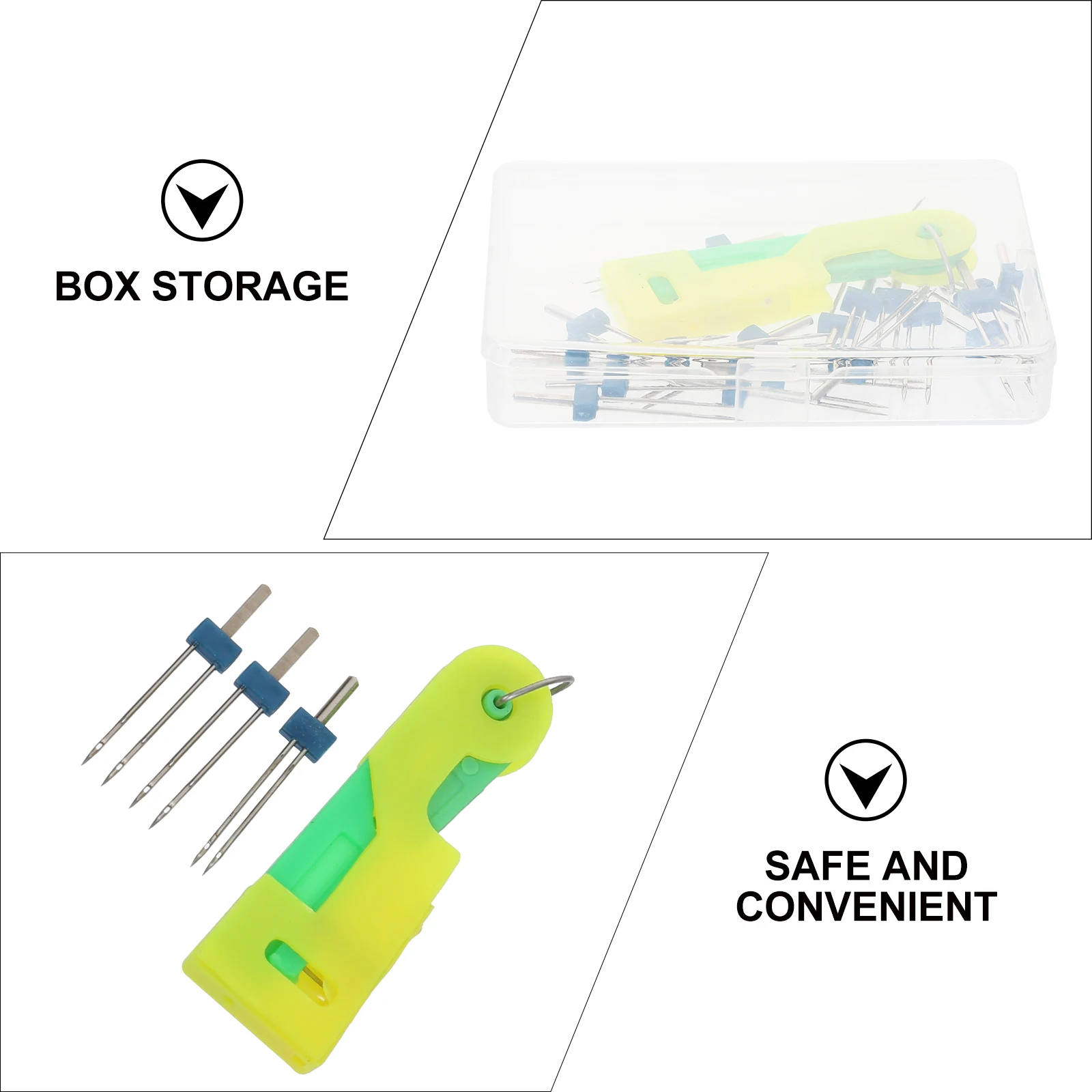 1 набор швейных машин швейные принадлежности двойная игла булавка для магазина |