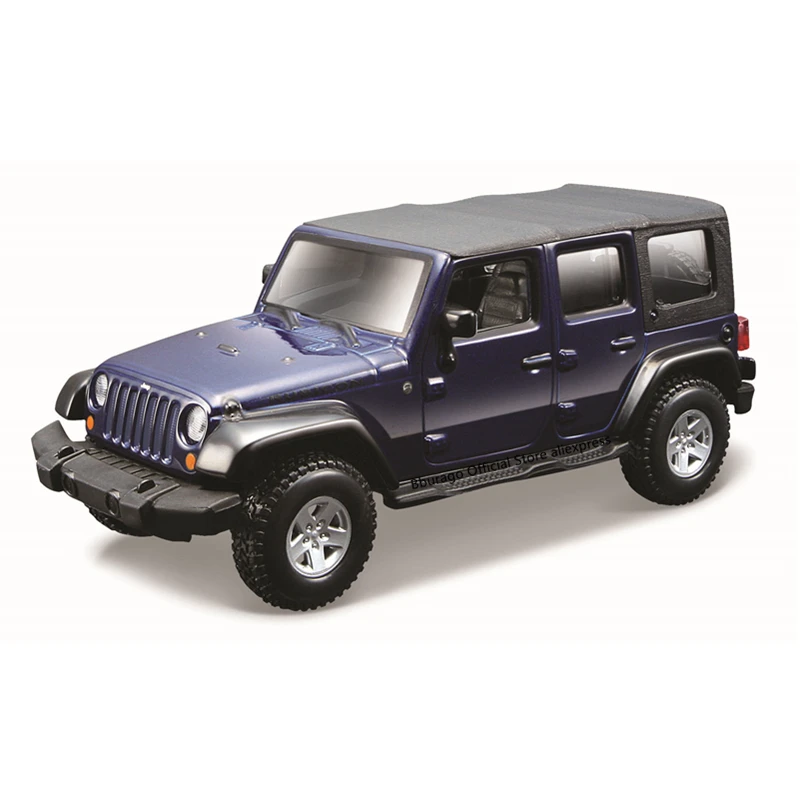 

Bburago 1:32 Scale Jeep Wrangler Unlimited Rubicon Alloy Luxury Vehicle Diecast Cars Model Toy Collection Gift