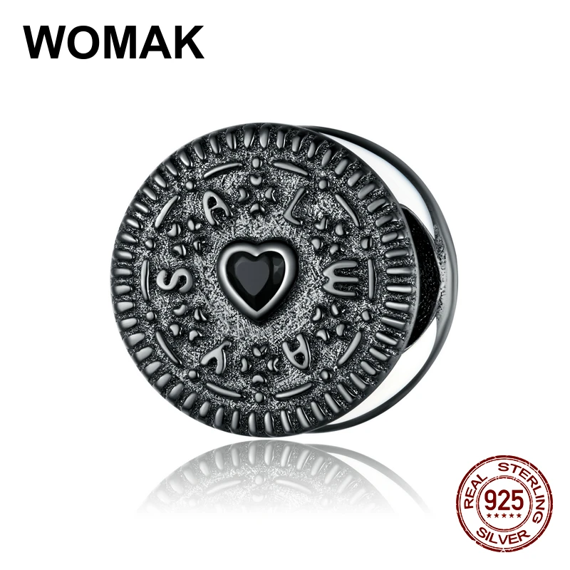 Russian translation: Серия Десертов. 100% кулон из стерлингового серебра 925 пробы. Сладкая подвеска Candy Bead в виде сэндвича или печенья для создания украшений в стиле DIY. Идеальный подарок для женщин любящих украшения.