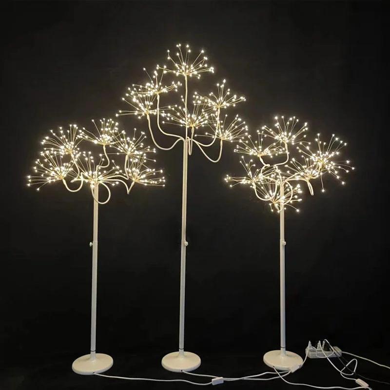 

Wedding stage decoration 10 pcs party supplies Fireworks Shape Wedding Lighting Road Lead aisle Stand Pillar