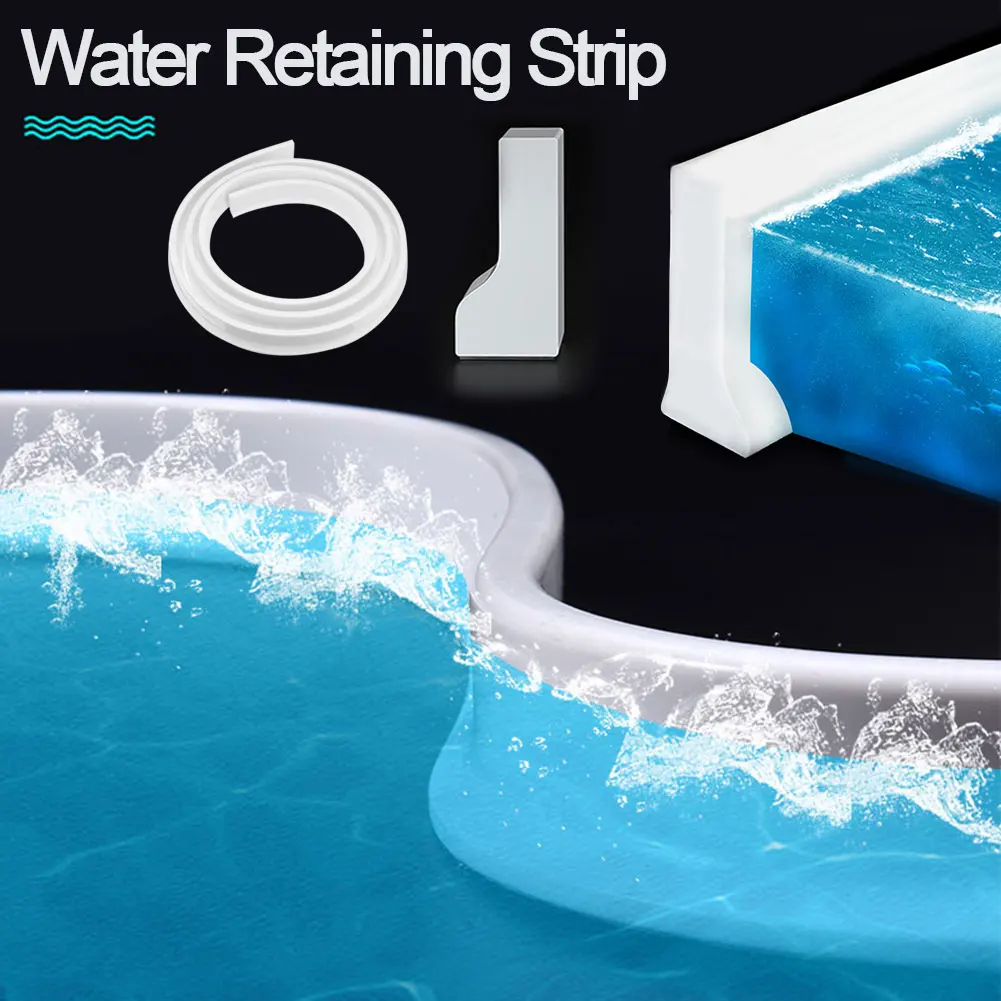 

Силиконовая Водонепроницаемая пробка для ванной комнаты, 1 м, противоскользящая герметичная лента для нижней двери душевой кабины