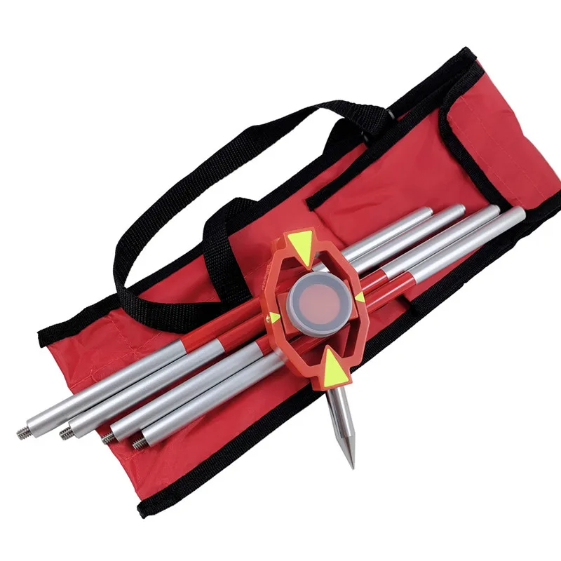 Mini Prisma com Pólos para o Deslocamento Total da Estação de Leica Mais 17.5 mm Que Examina o Prisma e o Nível da Ponta de 50 mm Accessoriet Peças e acessórios p/ instrumentos