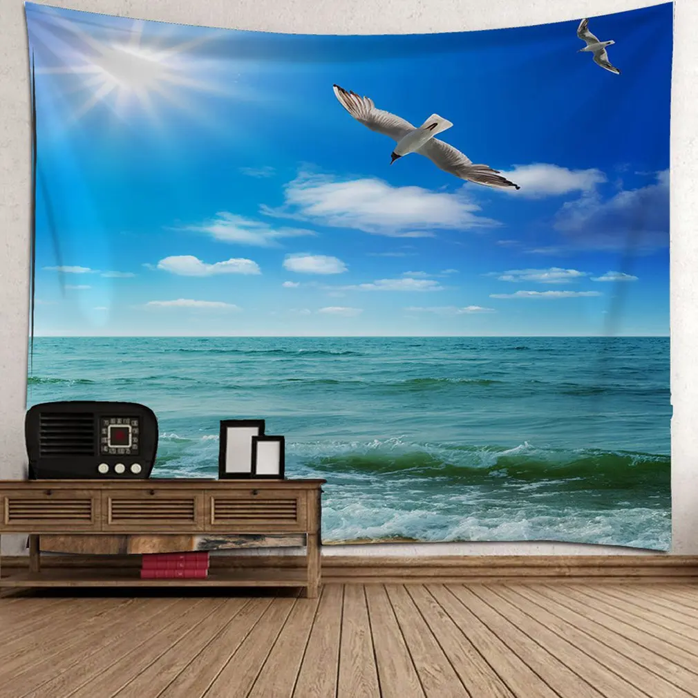 Настенный Ковер с видом на море 15 1 квадратный 5*1 8 м украшение для спальни