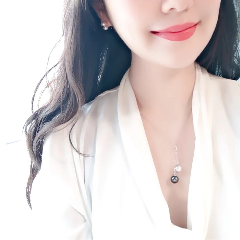 

18 K Solid Yellow Gold Jewelry(AU750) Women High heels Earrings Natural seawater Akoya pearl Fashion Lady