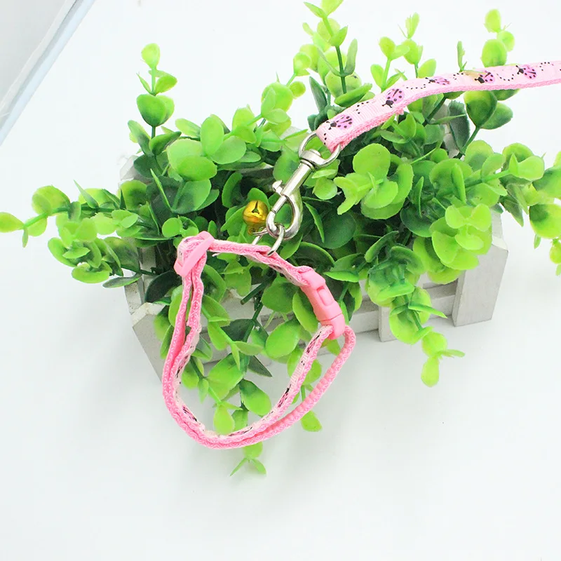 Прогулочная модная Милая Регулируемая маленькая собака с принтом лапы для щенка