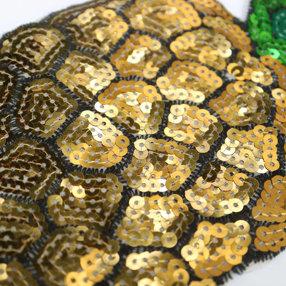 Модные блесток нашивки ананасы для одежды DIY Шить на parch аппликации вышивка