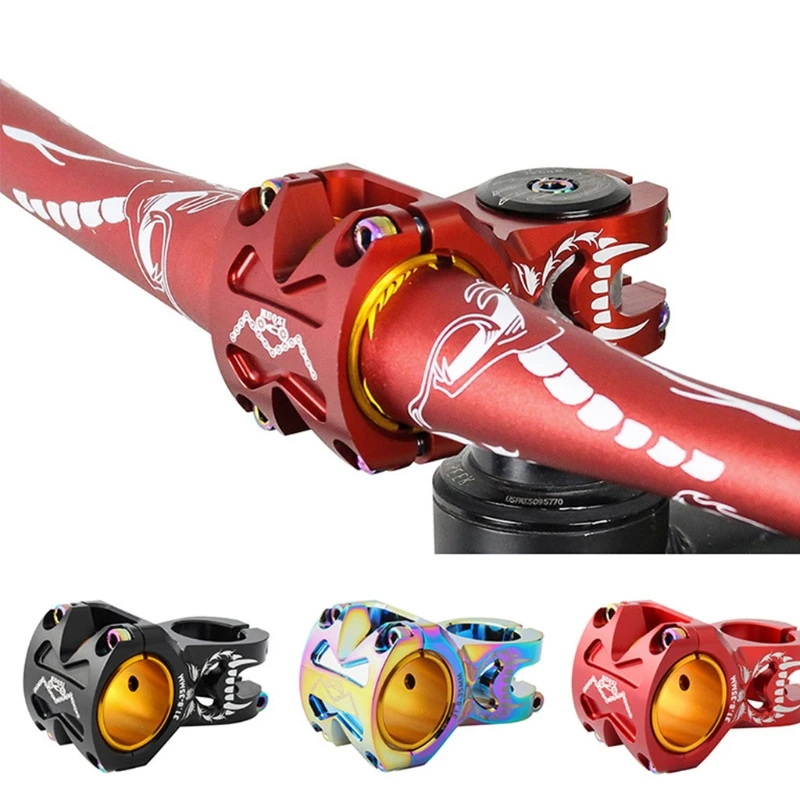 

Bicycle Short Handlebar Stem Wake Mountain Bike 31.8 Stem for Bike MTB BMX Fixed Gear Sports Cycling Repair Modification