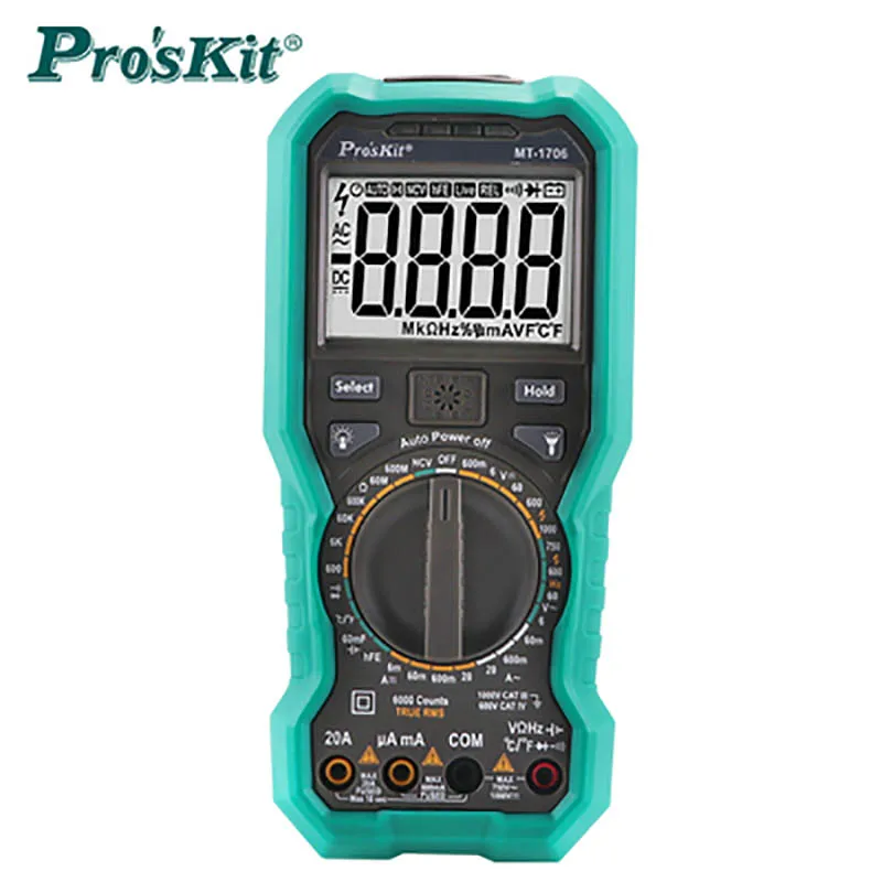 Pro'skit MT-1706 Высокоточный Многофункциональный мультиметр инструмент для