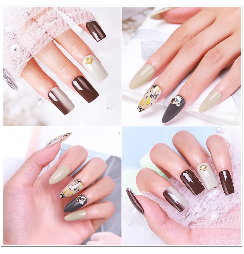 Elite99 нейл-арта макиато УФ-гель для ногтей удаляющийся замачиванием матовый лак