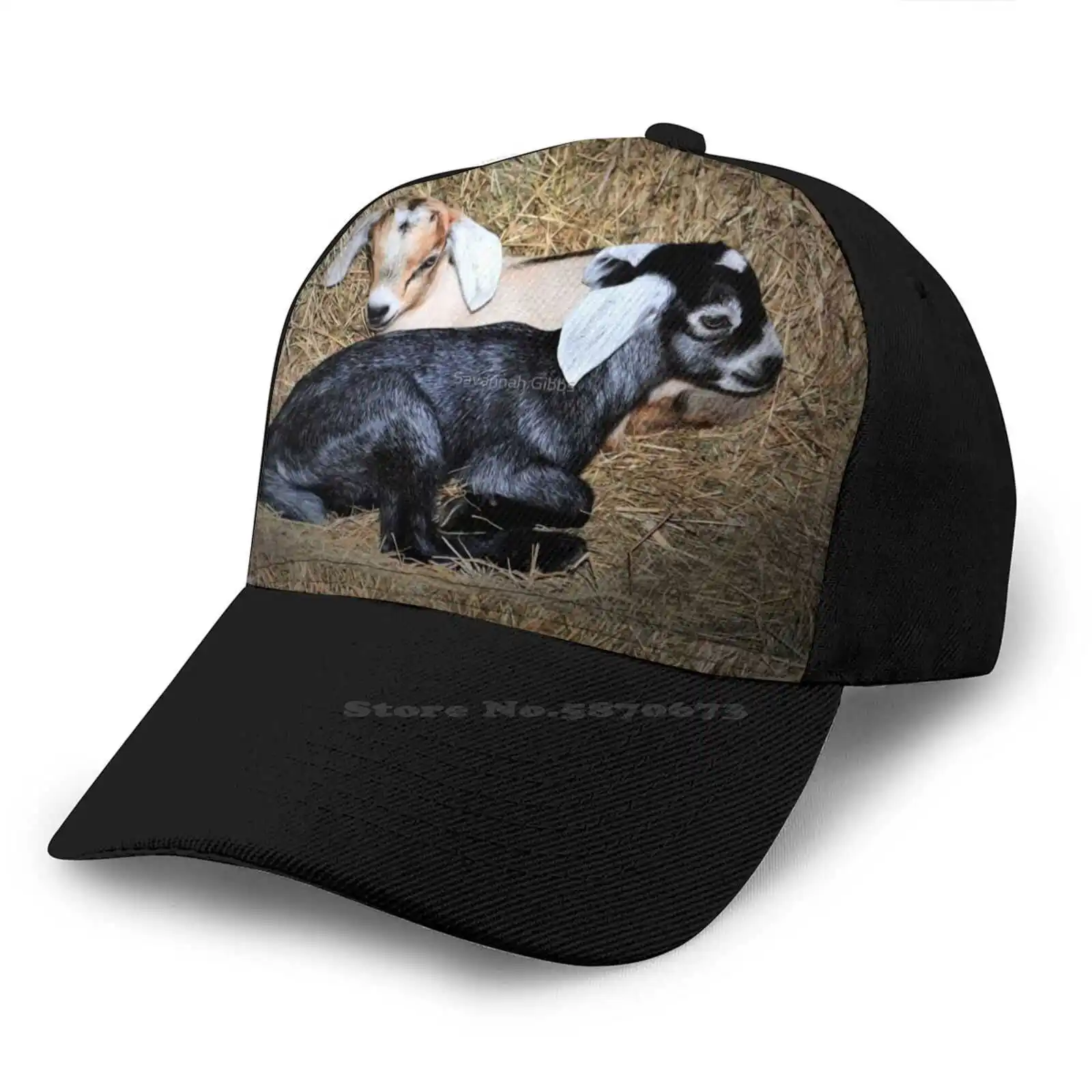 Детские козы Рыбалка тракер Спорт изогнутая сетчатая шляпа животные ферма