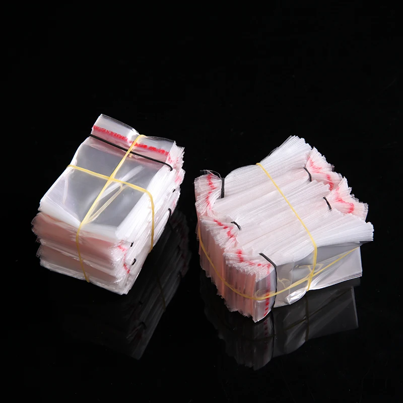 

Clear Self Adhesive Seal Cello Cellophane Bags Jewelry Gift Packaging Bag Pouch Self Poly OPP Baggie Sealing Small Plastic Bag