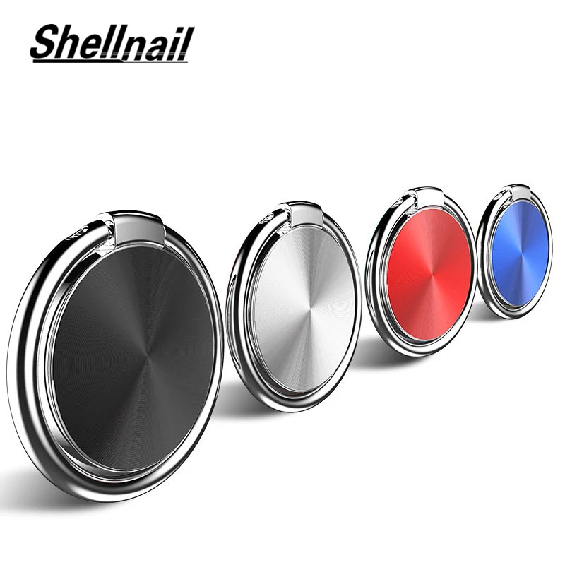 Металлический держатель для мобильного телефона Shellnail на 360 градусов, магнитный автомобильный держатель для iPhone, Xiaomi, магнитный держатель для телефона