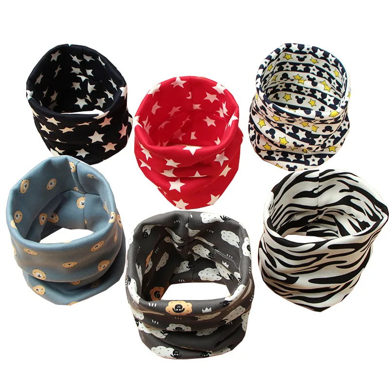 Новинка плюшевые плотные Зимние Модные Теплые воротники для мальчиков и девочек