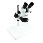 Бинокулярный микроскоп, промышленный микроскоп, 3,5  90X, непрерывный зум, большой размер, металлическая подставка, регулируемая, 56 светодиодный