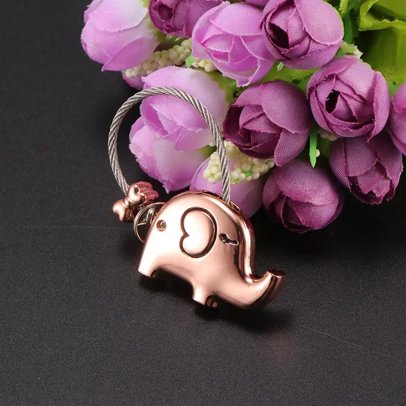 Горячая Распродажа поцелуй слонов металлический брелок для влюбленных подарок