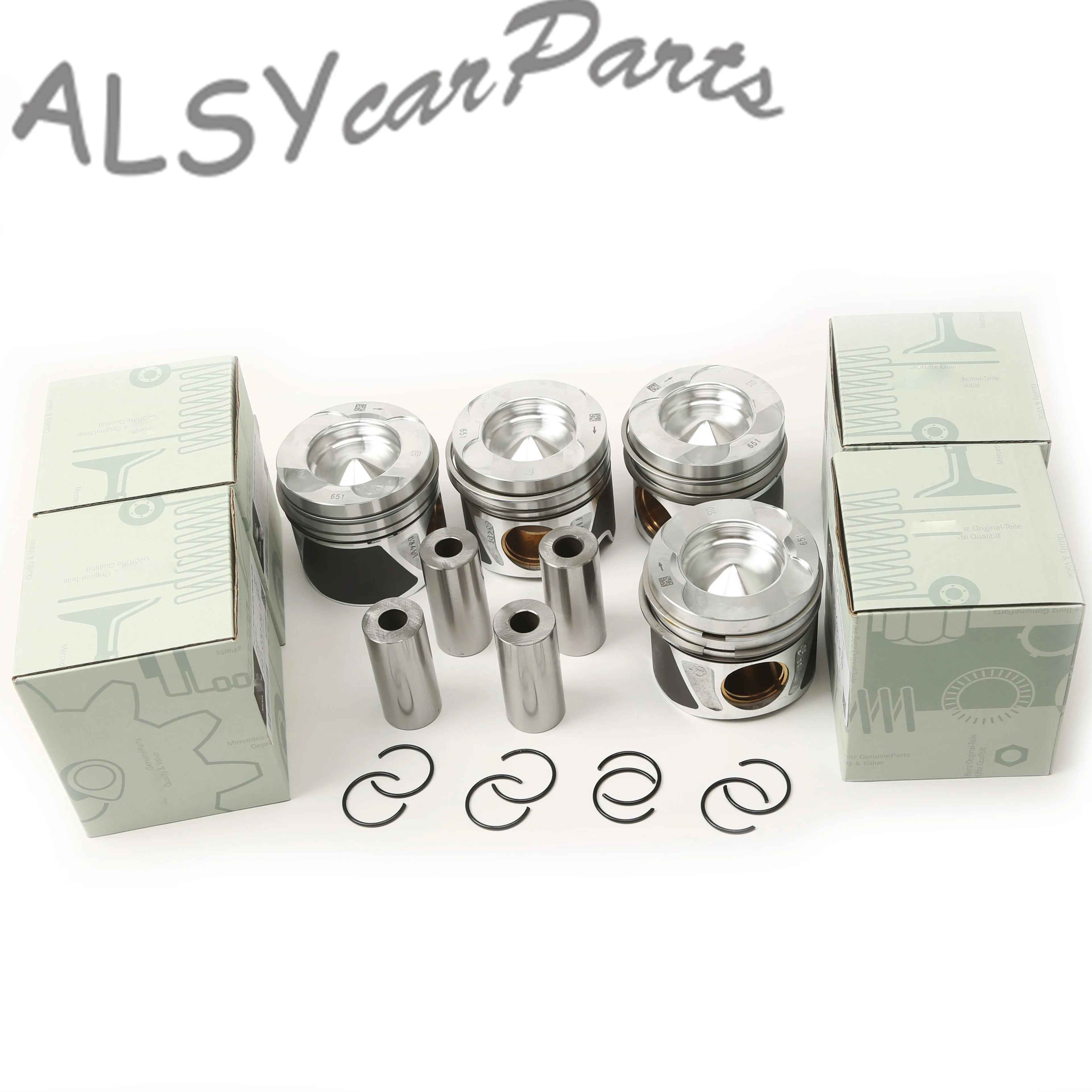 

New OM651 2.2CDI Engine Pistons & Rings Set A6510301017 83MM Pin 30MM For Benz C218 X218 W166 W204 C204 S204 W212 C207 A207 S212