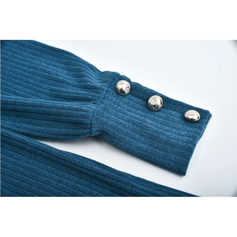 Женский Однотонный свитер пуловеры 2022 Зимний пуловер вязанные свитера для