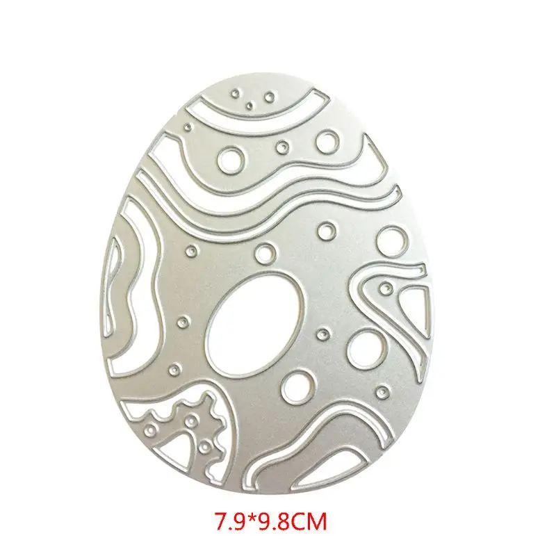 Пасхальные металлические Вырубные штампы в виде яйца для рукоделия фотобумага