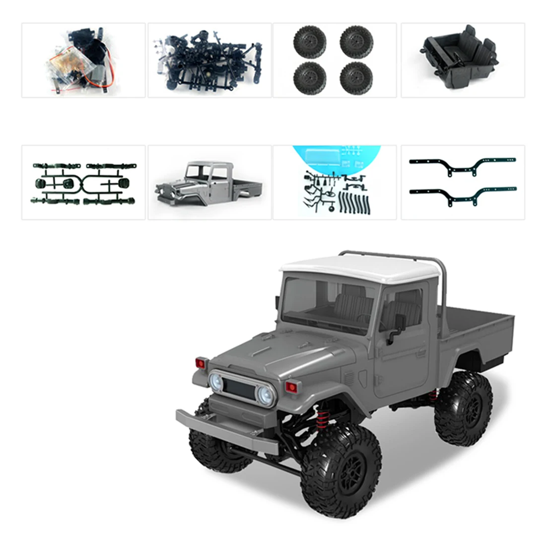 MN45 1/12 4WD 2 4G DIY сборный пульт дистанционного управления для скалолазания