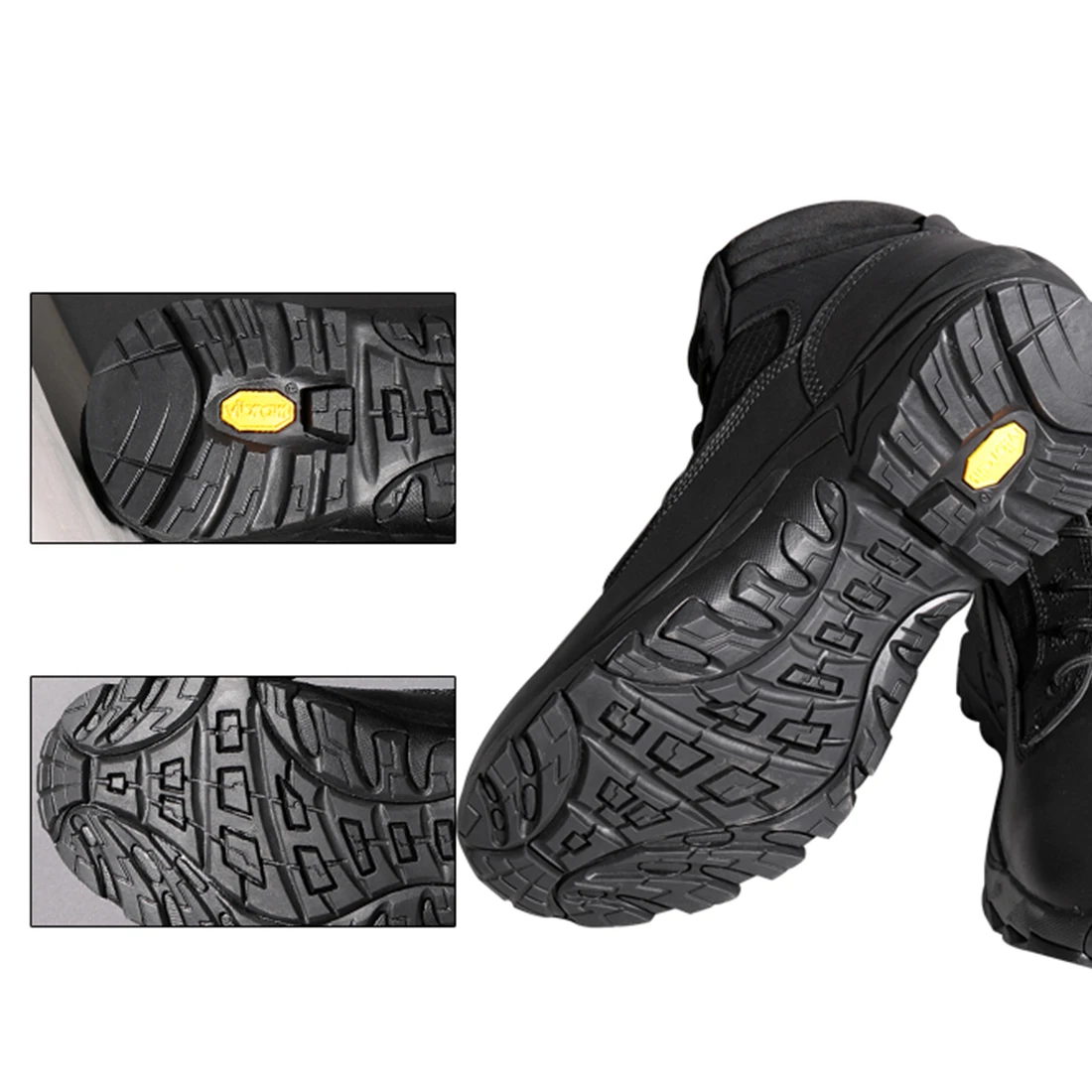 Workerkit 6-inch Non-slip Tactical Combat Boots Outdoor Hunting Hiking Climbing Boots for Airsoft