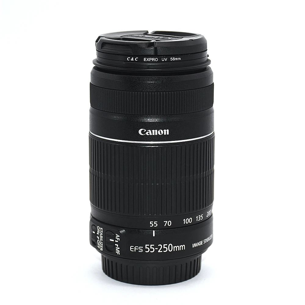 

USED Canon EF-S 55-250mm f/4-5.6 is II Telephoto Zoom Lens for Canon EOS DSLR Cameras
