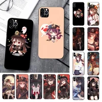 hu tao genshin impact phone case for iphone 13 11 12 pro xs max 8 7 6 6s plus x 5s se 2020 xr cover