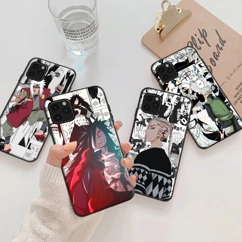 

Hot Japanese Anime Character Silicon Phone Case For iPhone 6 6S 7 8 Plus 11 12 Pro XS MAX 12 Mini X XR SE 2020 Carcasa Funda