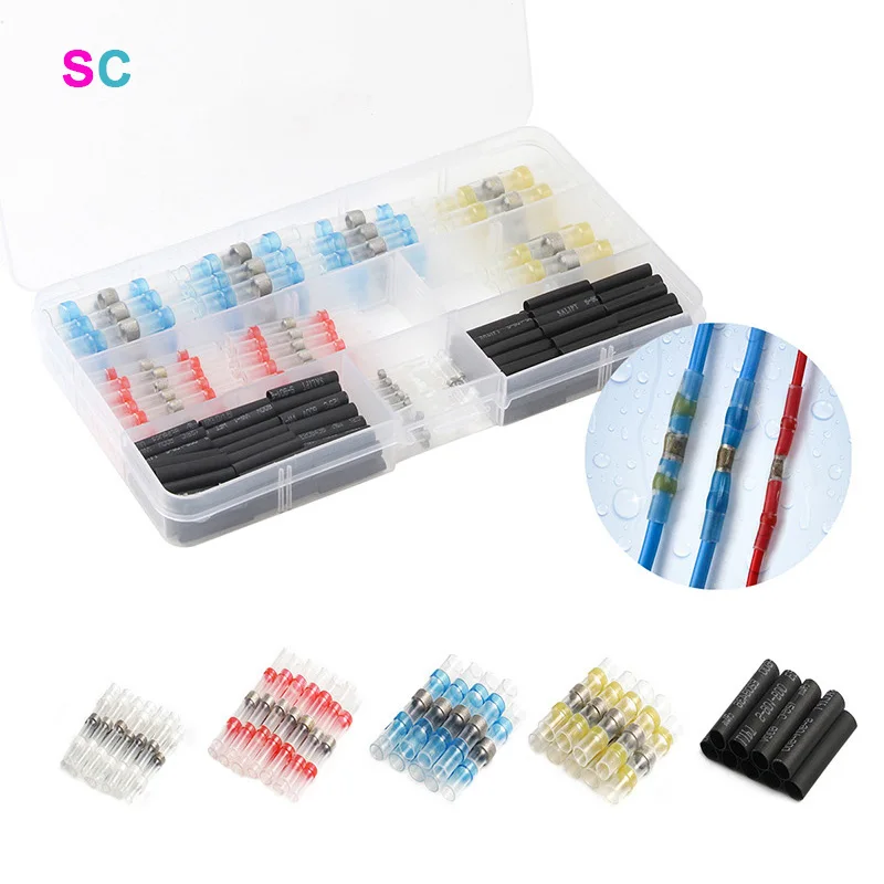 

Провода для пайки Терминал термоусадочная трубка AWG26-10 Электрический кабель протектор Водонепроницаемый утепленная сращивания быстрый ра...