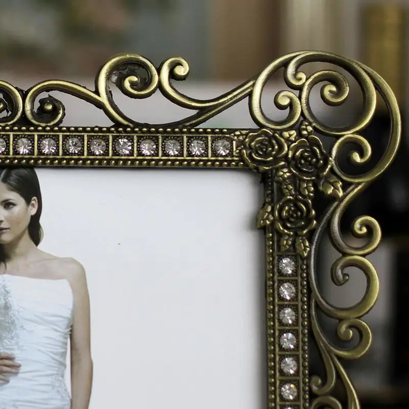 Лидер продаж Новейшая металлическая фоторамка 7 дюймов 10 белая Современная