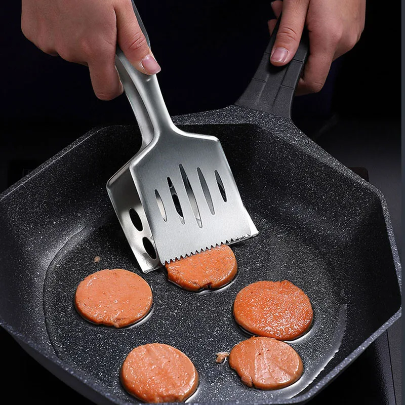 

Barbecue Tongs BBQ Food Tongs Clip Fish Steak Stainless Steel Grilling Tong Camping Outdoor Kitchen Tool Accessories