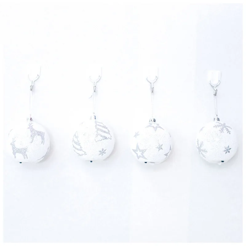 4 шт. креативный светящийся Рождественский шар Рождественская елка Декор