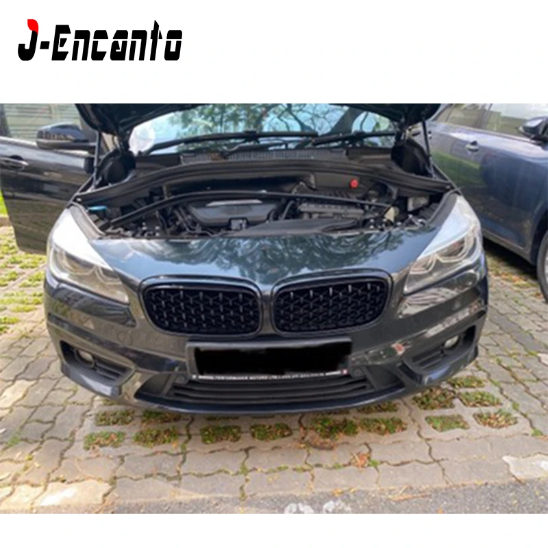 Пара Передняя носовая решетка для BMW 2 серии F22 F45 Дорожная версия Алмазная Метеор