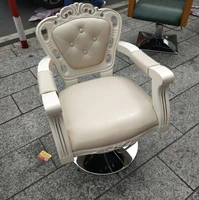 european oak online celebrity hairdressing chair hair chair lifting hair salon special retro haircutting chair