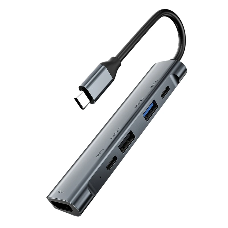 OPQ-5 в 1 USB C концентратор Тип usb-разветвитель Thunderbolt 3 USB-C док-адаптер OTG для Air Mi Pro HUAWEI